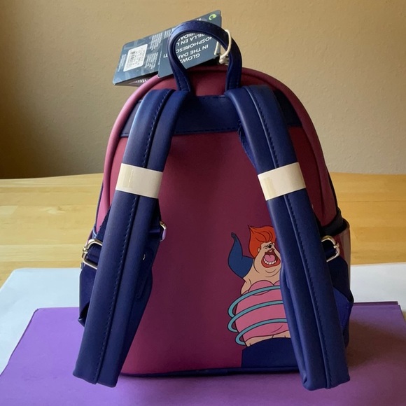 🎤🪩 LOUNGEFLY POWERLINE EYE TO EYE GLOW MINI BACKPACK AND FUNKO POP BUNDLE 🎤🪩 - Picture 11 of 16